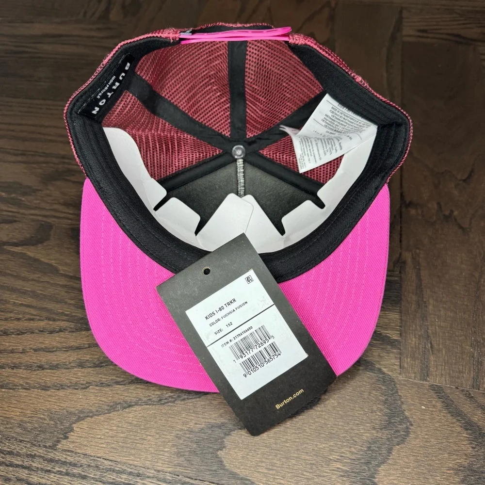 NWT Burton One Size Fits Most Pink White Hat